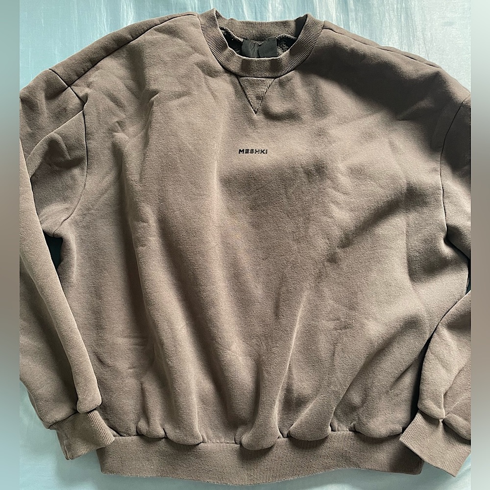 MAX - Unisex Crew Neck Cosy Sweater - Charcoal - Meshki